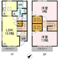 CRESTCOURTS.J.Sの間取り