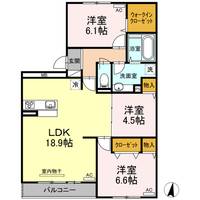 フレッチェ・ボスコⅠ(1)の間取り