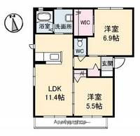 物件の間取り画像
