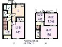 平和荘 東荘3の間取り