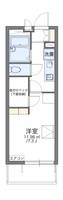 レオパレスいちはちよん108の間取り