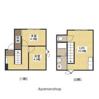 広島県尾道市栗原町(一戸建)の賃貸物件戸建ての間取り