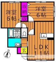 WELCOME A棟102の間取り