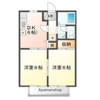 サンライフ中川B201の間取り