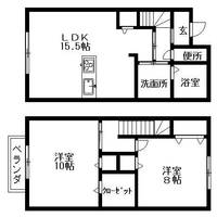 ラ・ルーチェ B棟B103の間取り