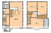 広島県福山市多治米町4丁目(一戸建)の賃貸物件の間取り