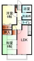 WITHみすず201の間取り