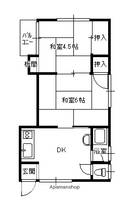 広島県呉市上長迫町の賃貸アパート202の間取り