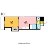 広島県広島市西区観音本町2丁目の賃貸マンションの間取り