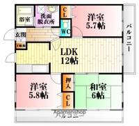 物件の間取り画像