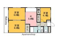 広島県広島市南区西旭町の賃貸マンションの間取り