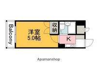 広島県広島市南区上東雲町の賃貸マンション405の間取り