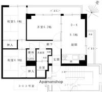 広島県広島市東区牛田中2丁目の賃貸マンションの間取り