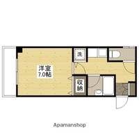 広島県広島市南区猿猴橋町の賃貸マンションの間取り