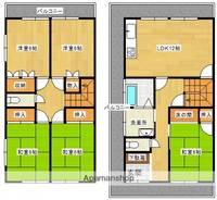 広島県広島市南区向洋大原町(一戸建)の賃貸物件の間取り