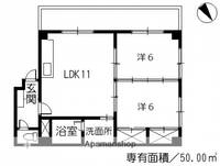 広島県広島市東区温品5丁目の賃貸マンションの間取り