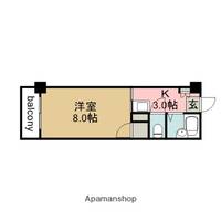 広島県広島市西区己斐上1丁目の賃貸マンションの間取り
