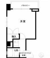 広島県広島市中区宝町の賃貸マンションの間取り