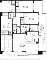 広島県広島市西区己斐本町1丁目の賃貸マンションの間取り