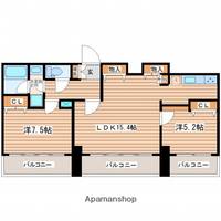 広島県広島市西区己斐本町2丁目の賃貸マンションの間取り