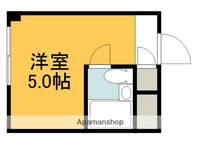 広島県広島市中区広瀬北町の賃貸マンションの間取り