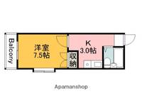 広島県広島市西区庚午中1丁目の賃貸マンションの間取り
