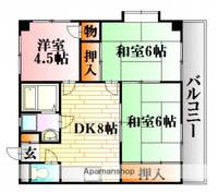 広島県広島市安佐北区可部南2丁目の賃貸マンションの間取り