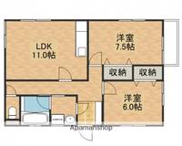 ぺろ・い・ふぁみりあ中野東A棟202の間取り