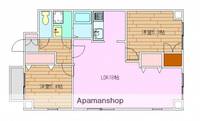 広島県広島市東区戸坂山根1丁目の賃貸マンションの間取り