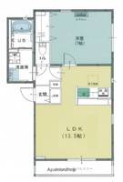 広島県広島市安佐南区緑井1丁目の賃貸マンションの間取り