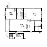 広島県広島市安芸区瀬野西3丁目の賃貸アパートの間取り