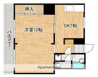 広島県広島市安芸区船越2丁目の賃貸マンションの間取り