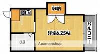 広島県安芸郡府中町茂陰2丁目の賃貸マンションの間取り