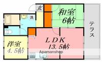 広島県広島市安佐北区口田南1丁目の賃貸アパートの間取り