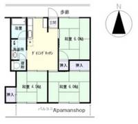 広島県広島市安佐北区口田南2丁目の賃貸マンション303の間取り