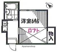 広島県広島市西区草津本町の賃貸アパートの間取り