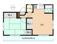広島県広島市南区京橋町の賃貸マンションの間取り