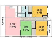 パインズ中央304の間取り