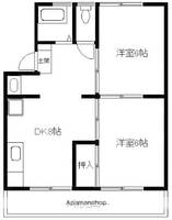 広島県広島市安佐南区相田2丁目の賃貸マンションの間取り