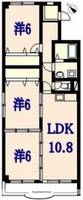 広島県広島市中区舟入南3丁目の賃貸マンション402の間取り