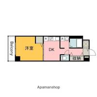広島県広島市西区己斐本町2丁目の賃貸マンションの間取り