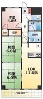 物件の間取り画像