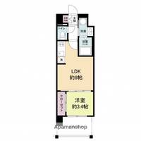 広島県広島市中区堺町2丁目の賃貸マンションの間取り