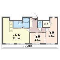 広島県広島市佐伯区五日市駅前1丁目の賃貸マンションの間取り