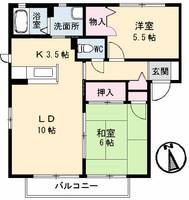 物件の間取り画像