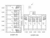 エスタディオⅡ203号室の間取り