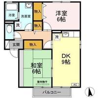 セジュール友清E棟の間取り