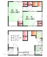 広島県広島市南区旭3丁目(一戸建)の賃貸物件の間取り