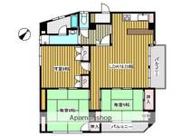 広島県広島市西区草津東2丁目の賃貸マンションの間取り