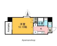広島県広島市佐伯区海老園1丁目の賃貸マンションの間取り
